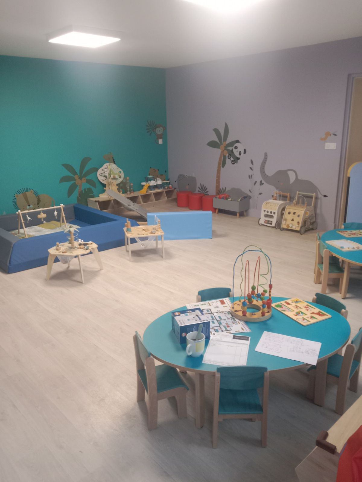 Salle d’éveil de la crèche